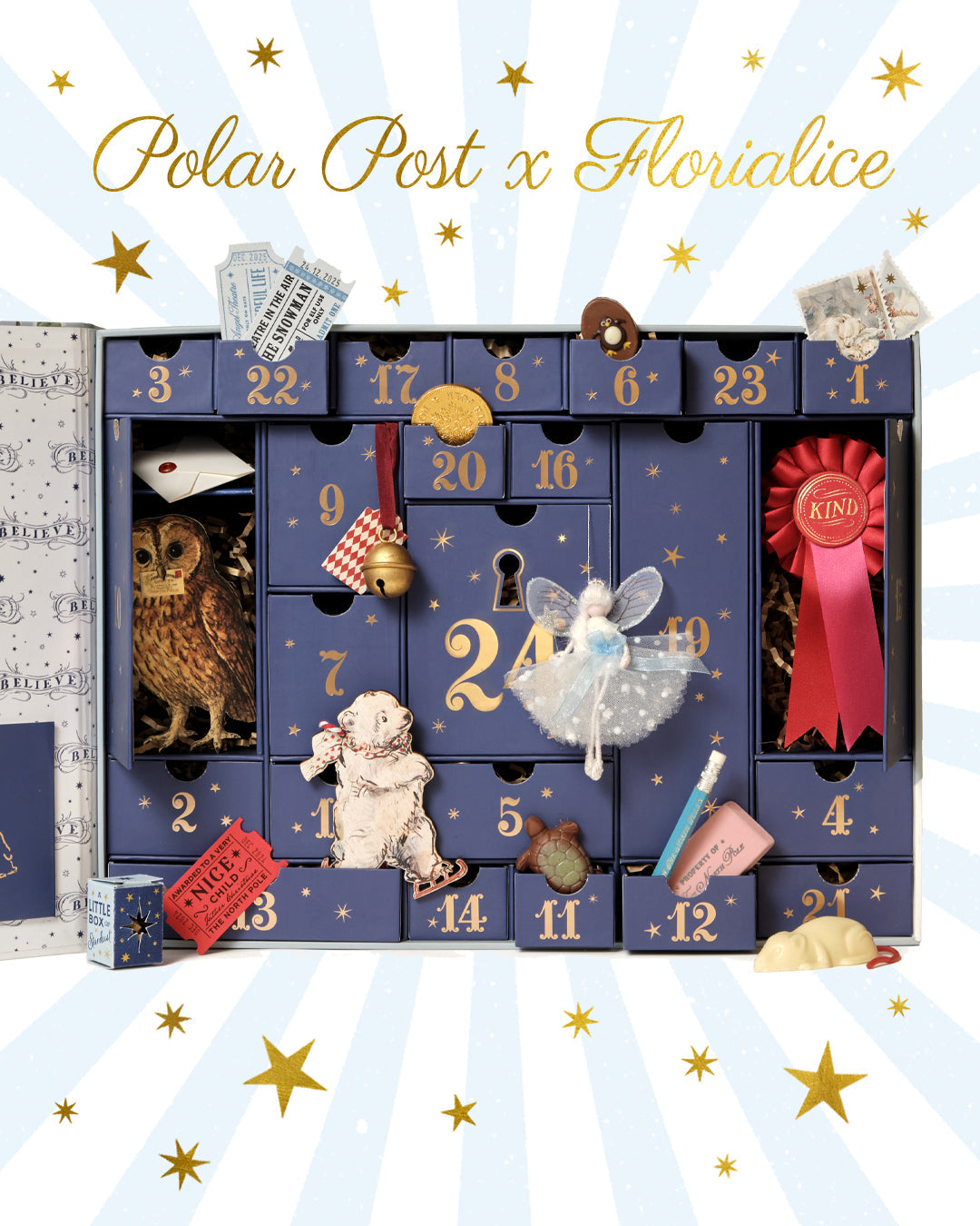 Florialice x Polar Post: The Polar Fairy Behind Door 24