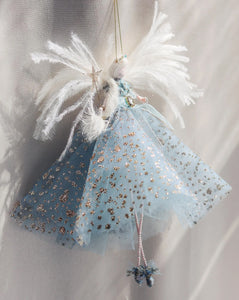 Christmas Fairy – Blue Sparkle Tree Topper