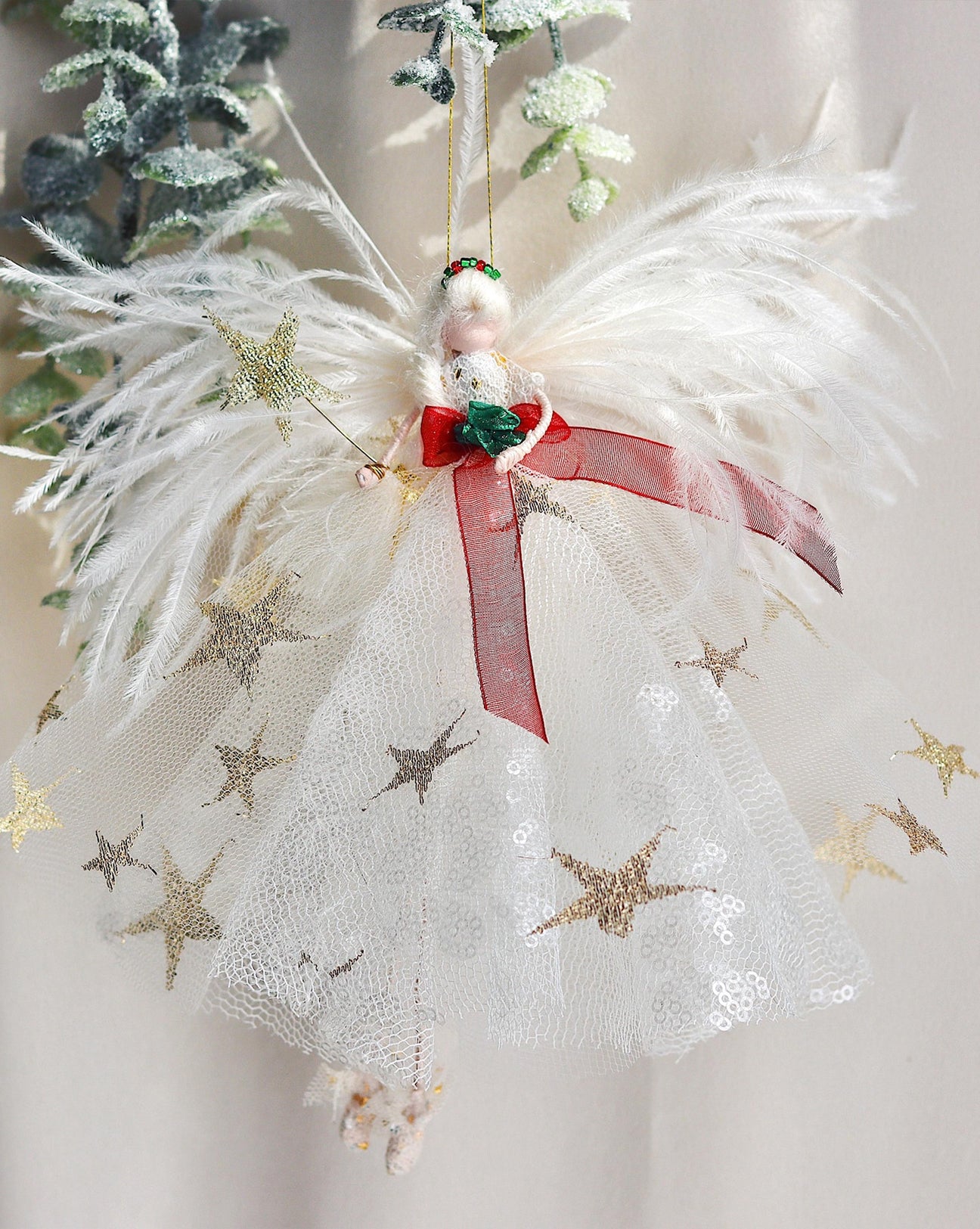 Christmas Eve fairy decoration perfect gift for girls , gift for new baby, first baby christmas