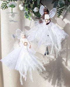 Premium packaging for the Snowflake Fairy, presented in a gift box, ready to be treasured as a family heirloom