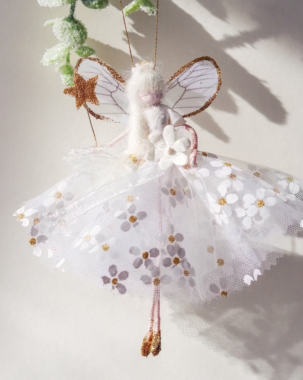 ‘Hope’ Fairy Decoration, Handmade fairy decoration that makes the perfect heirloom gift for Birthdays, Easter and Special Occasions.