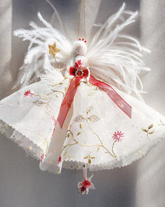 Christmas Fairy – Floral Sparkle Tree Topper