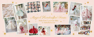 Magical handcrafted fairy decorations, the perfect heirloom gift for girls, mothers, grandmothers. unique present