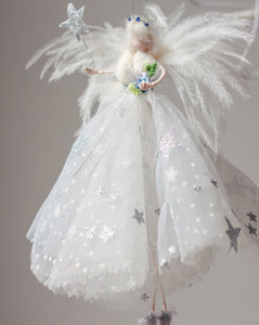 handmade christmas cottage core xmas present the best of British, delicate couture fairy
