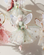 Load image into Gallery viewer, florialice tooth fairy in green and gold stars gift for children
