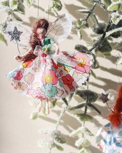 Each Florialice fairy is lovingly created using the finest cotton lawn, net and delicate embellishments, and a magic wand.. Every fairy will slightly differ, which gives them their unique character. Their wings are made from the Silk Organza, which really does make the fairies come to life!