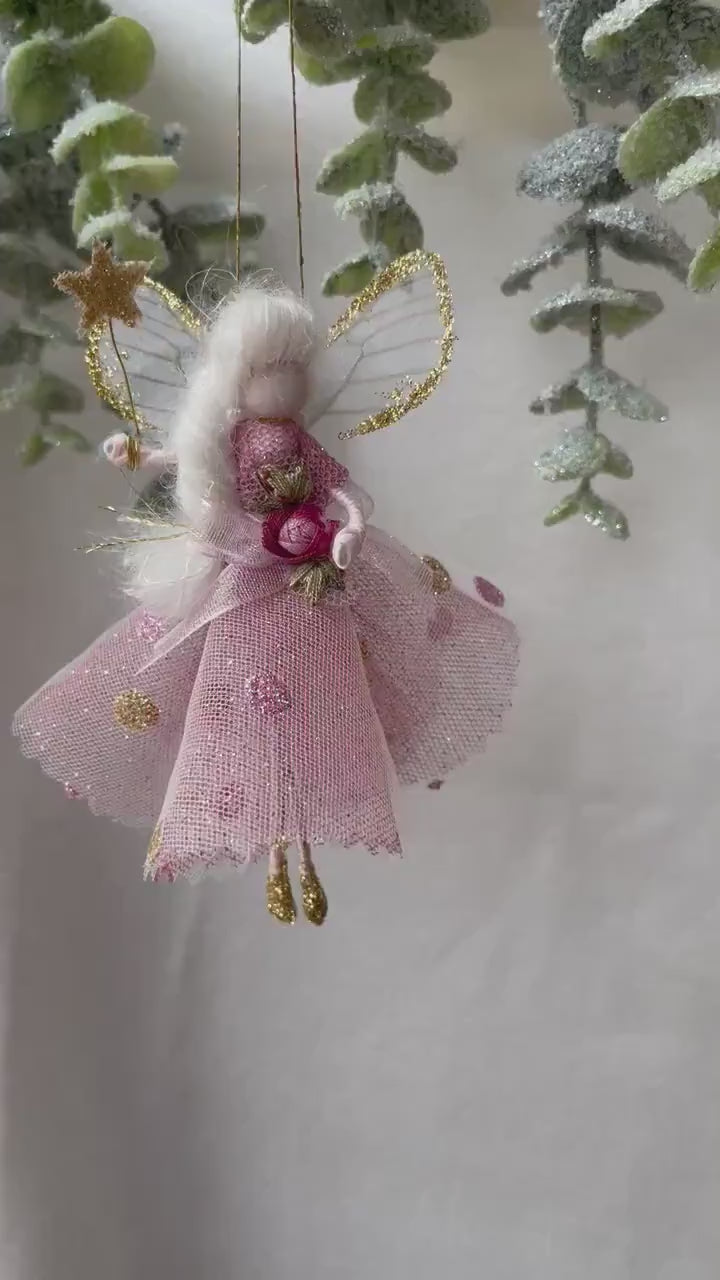 video of Florialice Christmas fairy dancing