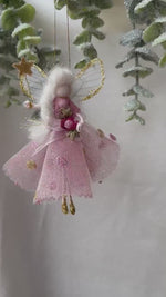 Load and play video in Gallery viewer, video of Florialice Christmas fairy dancing
