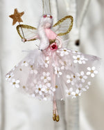 Load image into Gallery viewer, ‘Joy’ Fairy Decoration - Handmade fairy decoration that makes the perfect heirloom gift for Birthdays, Easter and Special Occasions.
