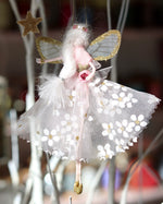 Load image into Gallery viewer, ‘Joy’ Fairy Decoration - Handmade fairy decoration that makes the perfect heirloom gift for Birthdays, Easter and Special Occasions.
