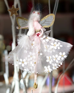 ‘Joy’ Fairy Decoration - Handmade fairy decoration that makes the perfect heirloom gift for Birthdays, Easter and Special Occasions.